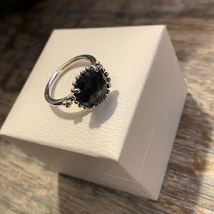 Beautiful Popular Pandora Ring Sz 54 Midnight Star